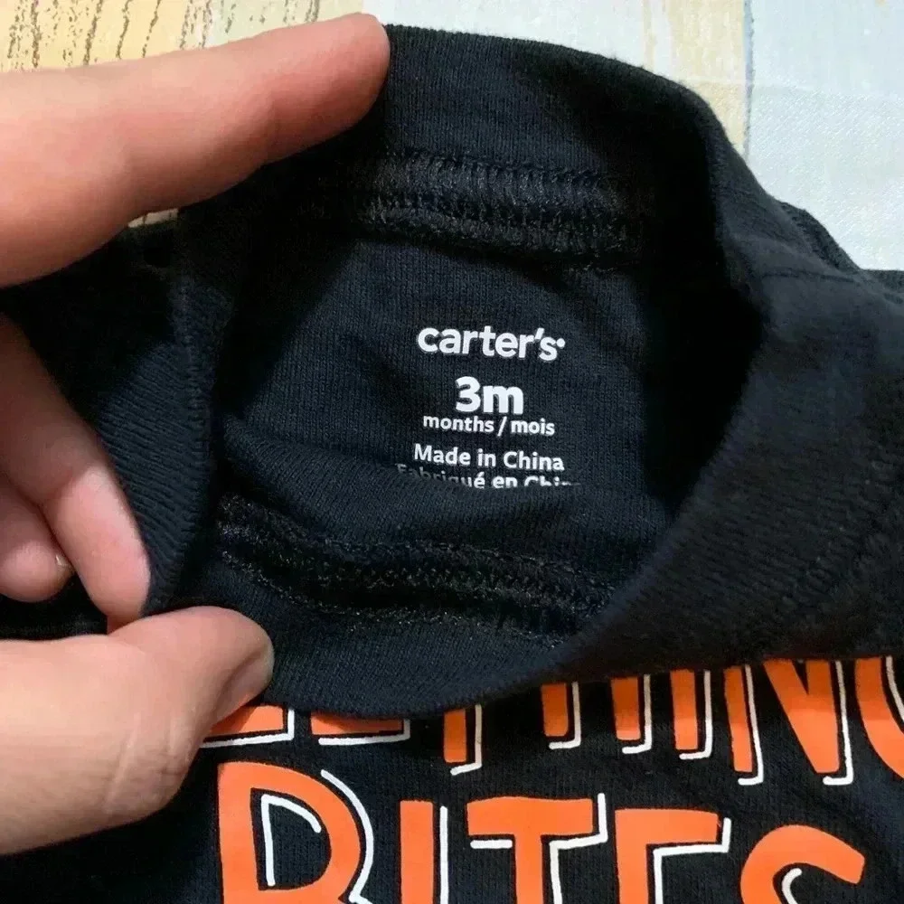 Carter’s baby bat onesie with bat wings hat